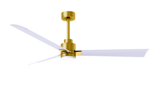 Alessandra 56''Ceiling Fan in Brushed Brass (101|AKLK-BRBR-MWH-56)
