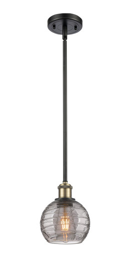 Ballston One Light Mini Pendant in Black Antique Brass (405|516-1S-BAB-G1213-6SM)