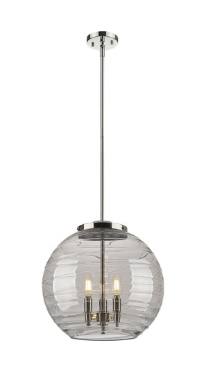 Ballston Three Light Pendant in Polished Nickel (405|221-3S-PN-G1213-16SM)