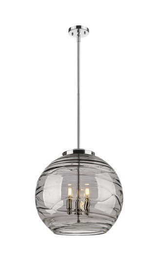 Ballston Three Light Pendant in Polished Chrome (405|221-3S-PC-G1213-18SM)