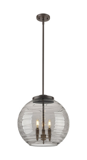 Ballston Three Light Pendant in Oil Rubbed Bronze (405|221-3S-OB-G1213-16SM)