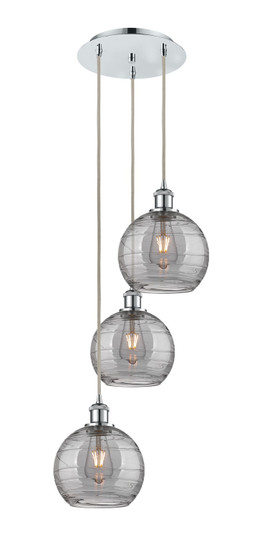 Ballston Three Light Pendant in Polished Chrome (405|113B-3P-PC-G1213-8SM) Ballston Three Light Pendant in Polished Chrome (405|113B-3P-PC-G1213-8SM)