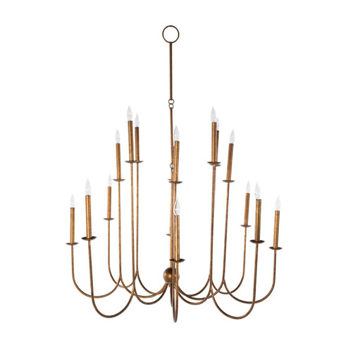 Snow 16 Light Chandelier in Ashwell Gold (550|SCH-170070)