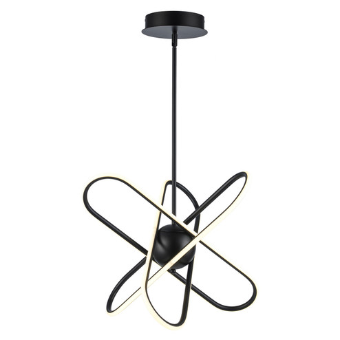 Nightingale LED Chandelier in Black (110|MDN-1586 BK)