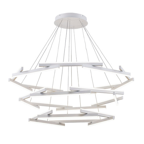 Celestia LED Chandelier in White (110|MDN-1567 WH)