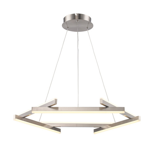 Celestia LED Chandelier in Brushed Nickel (110|MDN-1565 BN)