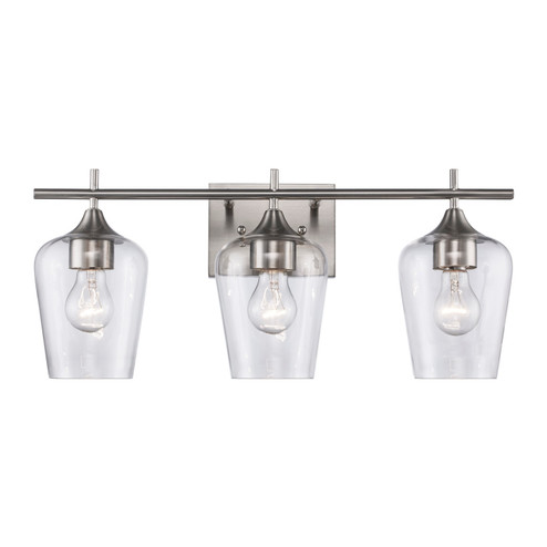 Kieran Three Light Vanity in Brushed Nickel (110|71833 BN)