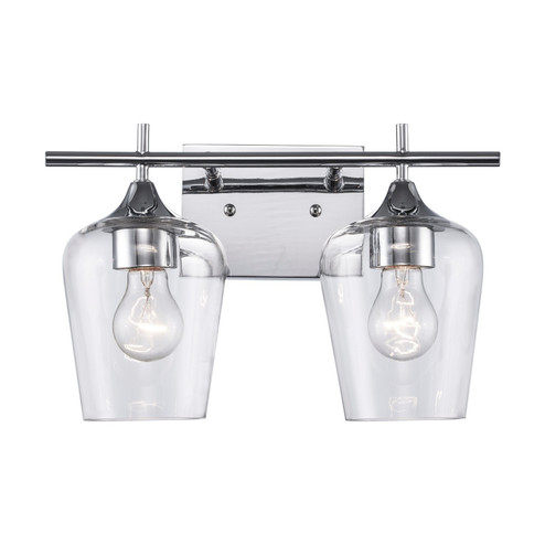 Kieran Two Light Vanity in Polished Chrome (110|71832 PC)