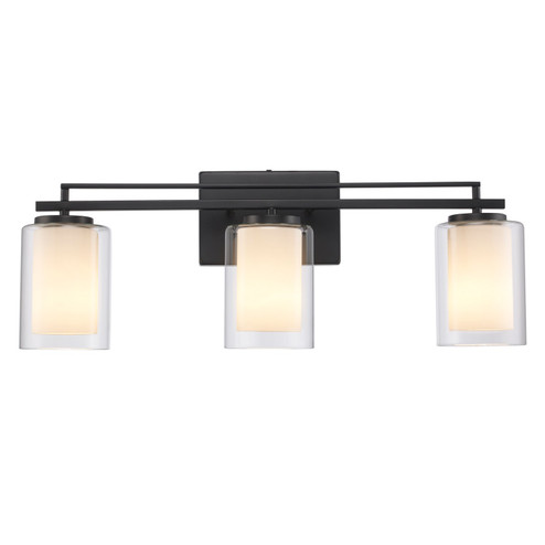 Lisbon Three Light Vanity in Black (110|22483 BK)