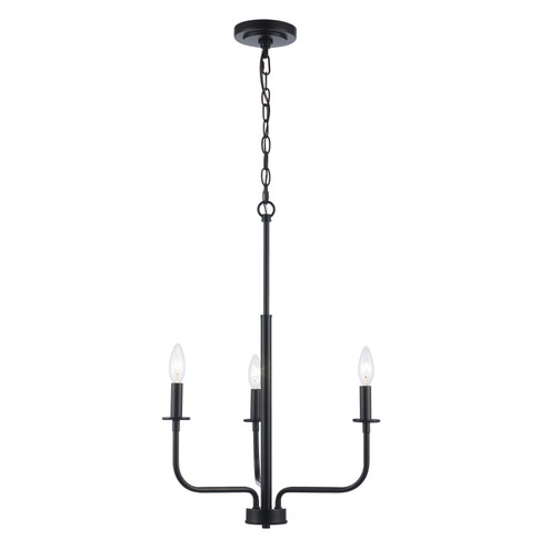 Tennyson Three Light Pendant in Black (110|11653 BK)