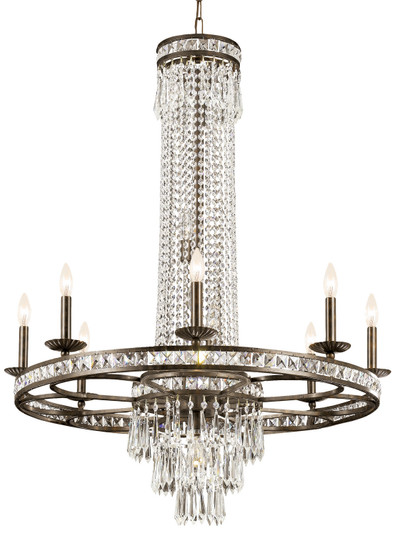 Mercer 12 Light Chandelier in English Bronze (60|5268-EB-CL-MWP)