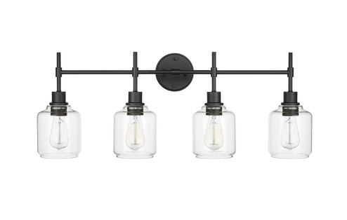 Asheville Four Light Vanity in Matte Black (59|46944-MB)