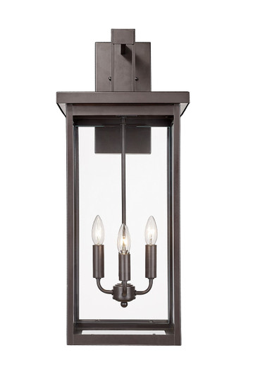 Barkeley Four Light Outdoor Wall Sconce in Powder Coated Bronze (59|42606-PBZ)