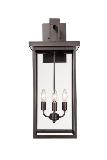 Barkeley Four Light Outdoor Wall Sconce in Powder Coated Bronze (59|42603-PBZ)