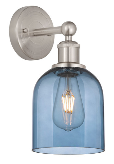 Edison One Light Wall Sconce in Brushed Satin Nickel (405|616-1W-SN-G558-6BL) Edison One Light Wall Sconce in Brushed Satin Nickel (405|616-1W-SN-G558-6BL)