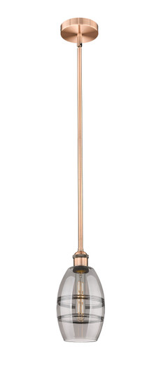 Edison One Light Mini Pendant in Antique Copper (405|616-1S-AC-G557-6SM)