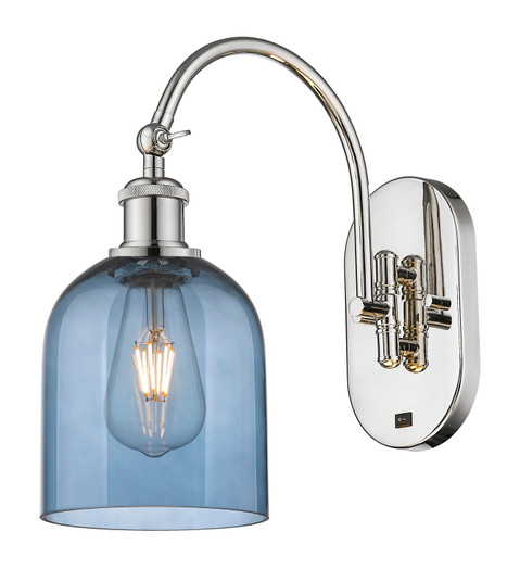 Ballston One Light Wall Sconce in Polished Nickel (405|518-1W-PN-G558-6BL) Ballston One Light Wall Sconce in Polished Nickel (405|518-1W-PN-G558-6BL)