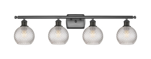 Ballston Four Light Bath Vanity in Oil Rubbed Bronze (405|516-4W-OB-G122C-6CL)