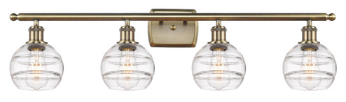 Ballston LED Bath Vanity in Antique Brass (405|516-4W-AB-G556-6CL)