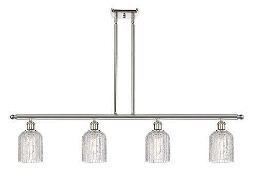 Ballston Four Light Island Pendant in Polished Nickel (405|516-4I-PN-G559-5CL)