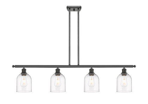 Ballston Four Light Island Pendant in Oil Rubbed Bronze (405|516-4I-OB-G558-6CL)