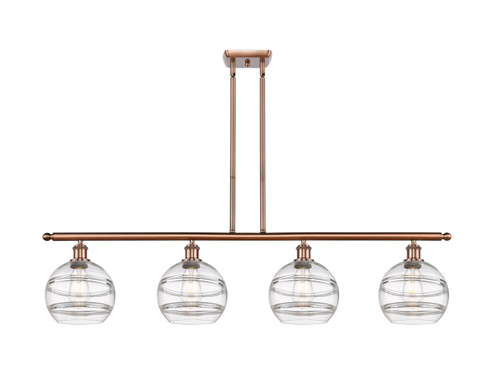 Ballston LED Island Pendant in Antique Copper (405|516-4I-AC-G556-8CL)