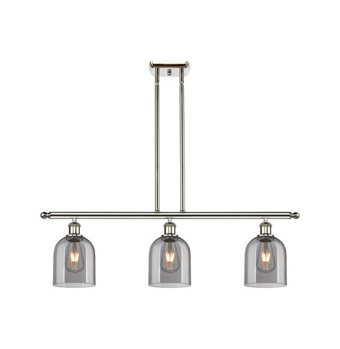 Ballston Three Light Island Pendant in Polished Nickel (405|516-3I-PN-G558-6SM)