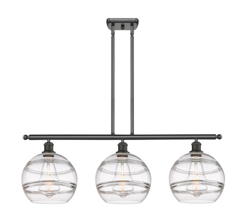 Ballston Three Light Island Pendant in Oil Rubbed Bronze (405|516-3I-OB-G556-10CL)