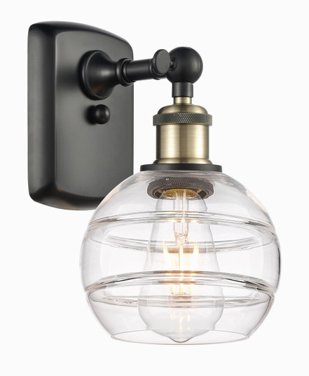 Ballston One Light Wall Sconce in Black Antique Brass (405|516-1W-BAB-G556-6CL)