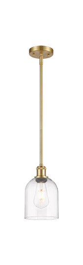 Ballston One Light Mini Pendant in Satin Gold (405|516-1S-SG-G558-6CL)