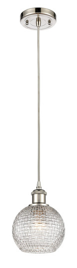 Ballston One Light Mini Pendant in Polished Nickel (405|516-1P-PN-G122C-6CL)