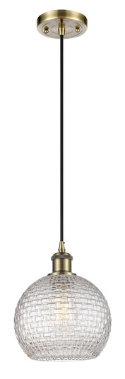 Ballston One Light Mini Pendant in Antique Brass (405|516-1P-AB-G122C-8CL)