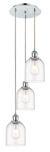 Ballston Three Light Pendant in Polished Chrome (405|113B-3P-PC-G558-6CL)