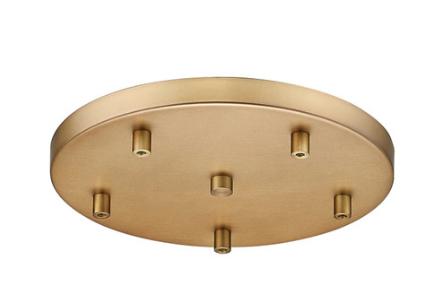 Multi Point Canopy Five Light Ceiling Plate in Rubbed Brass (224|CP1205R-RB)
