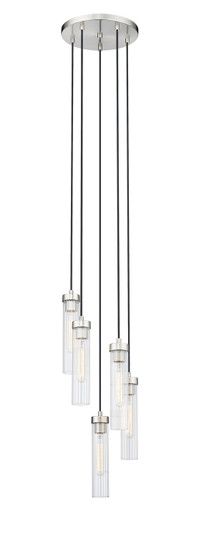 Beau Five Light Chandelier in Brushed Nickel (224|740P-5R-BN)