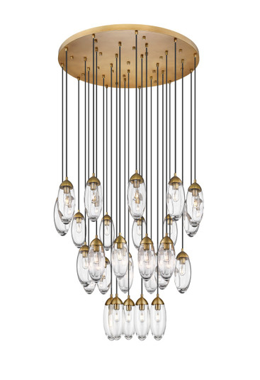 Arden 27 Light Chandelier in Rubbed Brass (224|651P-27R-RB)