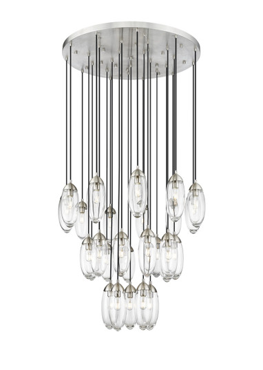 Arden 27 Light Chandelier in Brushed Nickel (224|651P-27R-BN)