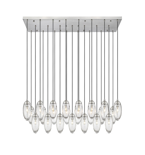 Arden 23 Light Linear Chandelier in Brushed Nickel (224|651P-23L-BN)