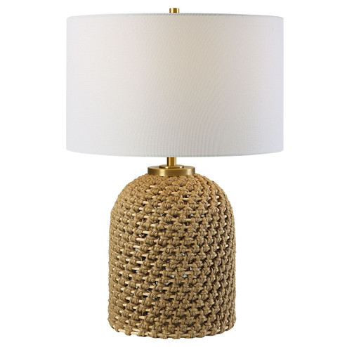 Kendari One Light Table Lamp in Antiqued Brass (52|30243)