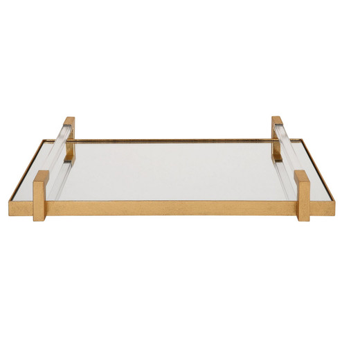 Deki Tray in Antiqued Gold Leaf (52|18083)