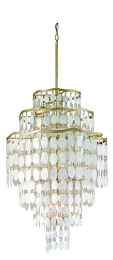 Dolce 12 Light Chandelier in Champagne Leaf (68|109-712-CPL)