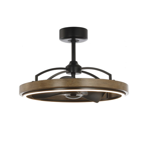 Teton LED Fandelight in Driftwood / Black (16|63001DWBK)