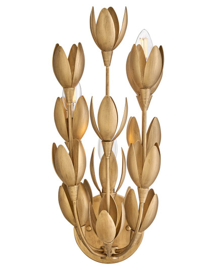 Flora LED Wall Sconce in Burnished Gold (13|30010BNG)