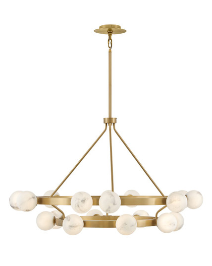 Selene LED Chandelier in Lacquered Brass (138|FR41905LCB)