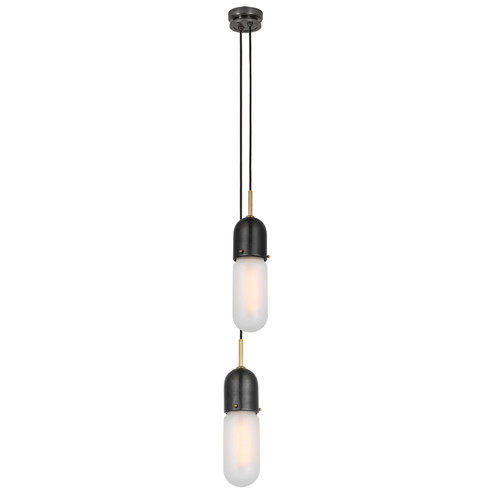 Junio LED Pendant in Bronze and Brass (268|TOB 5646BZ/HAB-FG-2)