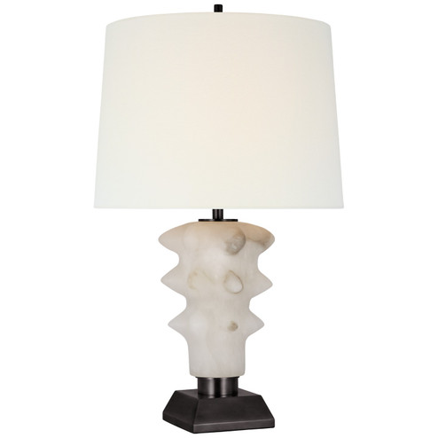 Luxor LED Table Lamp in Alabaster and Bronze (268|TOB 3552ALB/BZ-L)