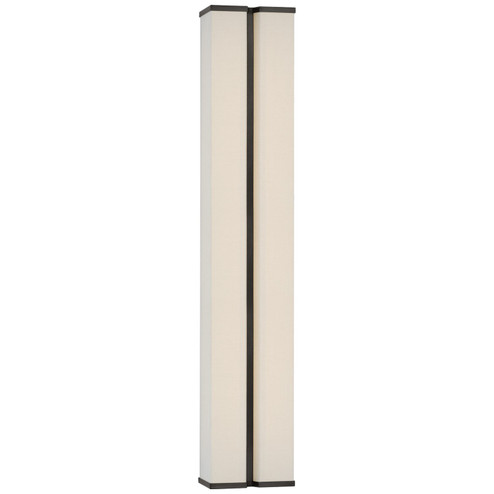 Vernet LED Wall Sconce in Bronze and Linen (268|PCD 2252BZ/L)