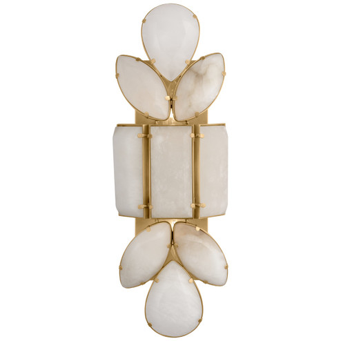 Lloyd Two Light Wall Sconce in Soft Brass (268|KS 2017SB-ALB)