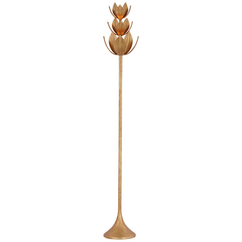 Alberto LED Torchiere in Antique Gold Leaf (268|JN 1003AGL)