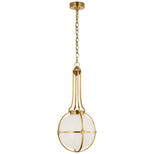 Gracie LED Pendant in Antique-Burnished Brass (268|CHC 5483AB-WG)